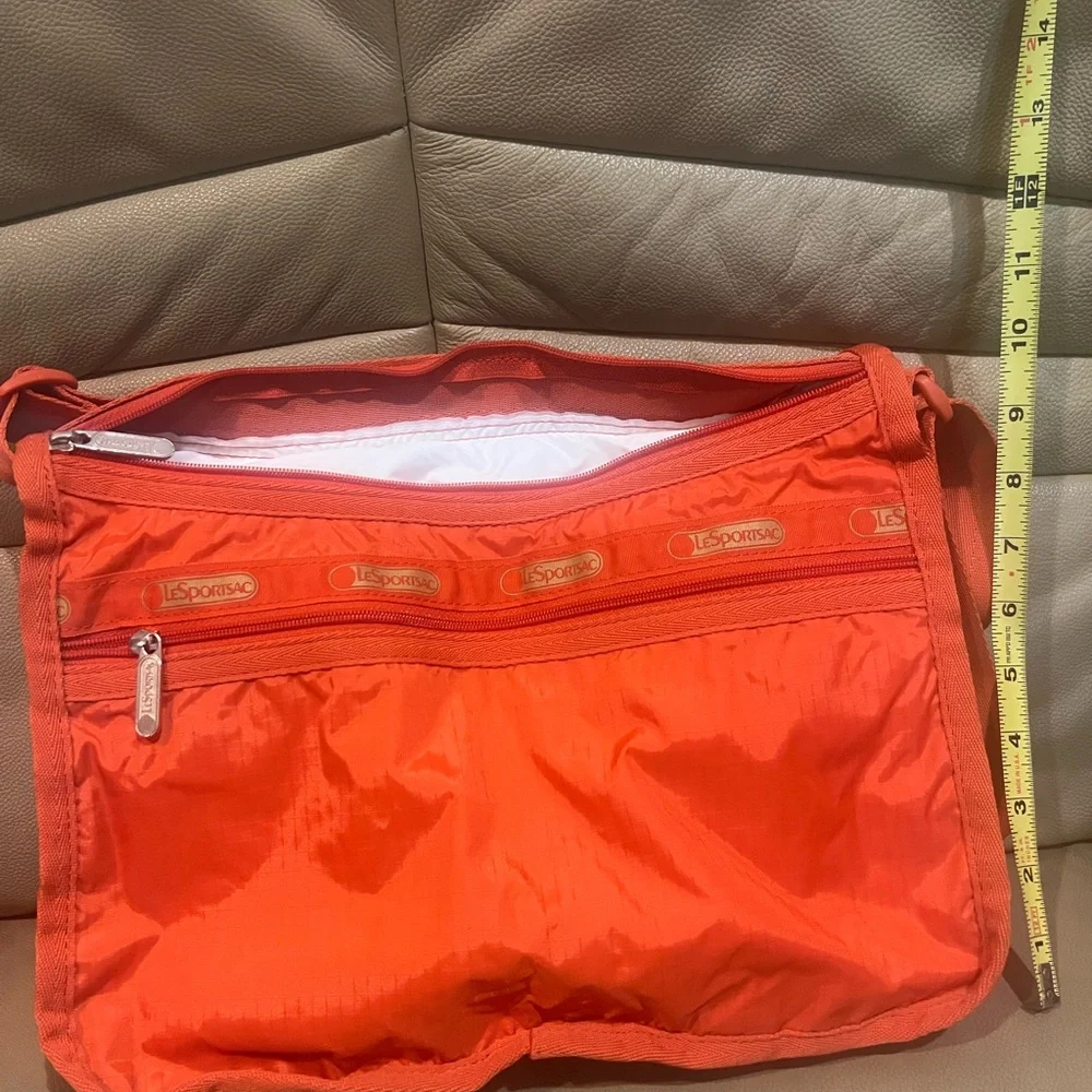 LeSportsac Bright Orange Nylon Crossbody Bag